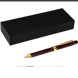 Y&C®  ❤️BUY 2 GET 1 FREE QuadPoint Twist Pen, Brown Marble, Retail Price $50.50