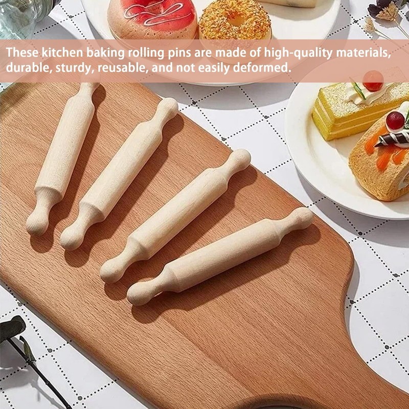 6 Pcs Rolling Pin