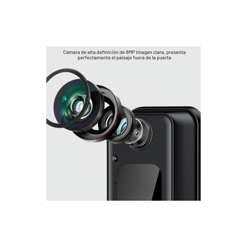 GOWENIC Videoportero Inalámbrico WiFi, Cámara de Timbre 1080P con Monitor,