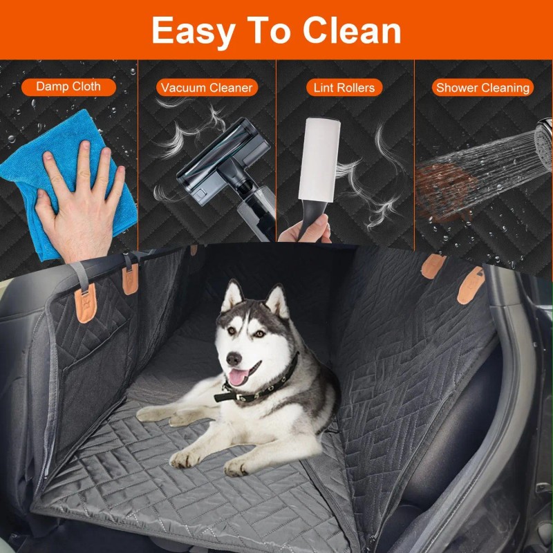 Waterproof Oxford Cloth Dog Car Seat Cover Non-Slip Scratchproof Back