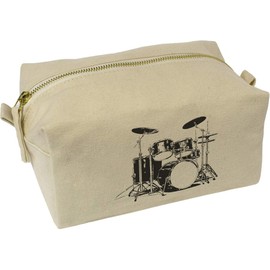 'Drum Set' Canvas Wash Bag/Makeup Case (CS00035272)