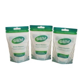 Wilro Soothing, Aromatic Shower Steamers, 3 Pack, Menthol Eucalyptus (6 Steamers)