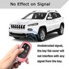 QBUC for Jeep Key Fob Cover with Keychain Soft TPU