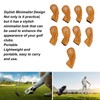 9pcs Golf Club Cover PU Leather Stylish Portable Golf Head