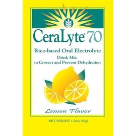 Ceralyte Lot of 10 CERALYTE-70: RICE-BASED ORAL ELECTROLYTE DRINK MIX-50g PACKETS - New