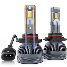 CHOPDARK 9006 HB4 Fog Lamps Bulbs 110W 30000Lm Super Bright 12V 6500K Cool White, Built-in Fan and 2 Thermally Conductive Copper Tubes, Pack of 2