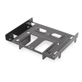 Ewent ew7002 Bracket Adapter for 4 BAY 2.5 "or 1 HDD 3.5" + 2 hdd/SSD 2.5 "HDD/SSD PC Slot, 5.25, Screws Included, Black