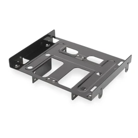 Ewent ew7002 Bracket Adapter for 4 BAY 2.5 "or 1 HDD 3.5" + 2 hdd/SSD 2.5 "HDD/SSD PC Slot, 5.25, Screws Included, Black