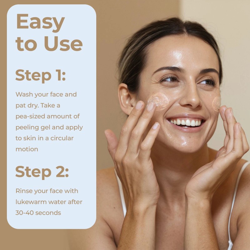 Vivo Per Lei Facial Peeling Gel Tube - Gentle Face