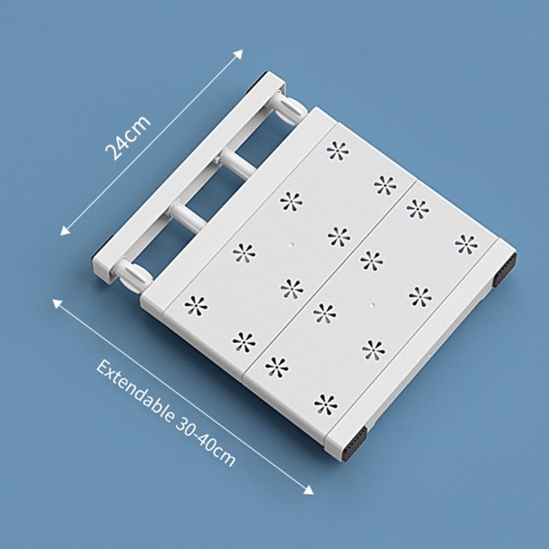 Synpinya 2 Pcs School Locker Shelf Organizer - Adjustable Locker