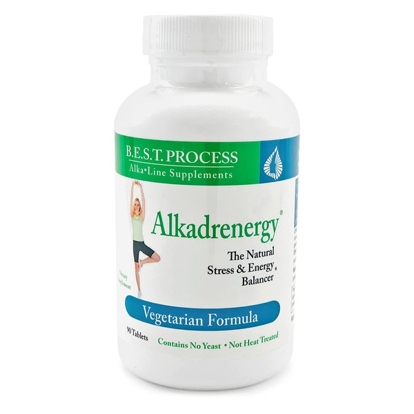 Morter HealthSystem Alkadrenergy (3 Pack) Best Process Alkaline — Multivitamin & Adrenal Support with Ginseng, Adaptogens, Bioflavonoids, PABA & RNA-DNA Complex