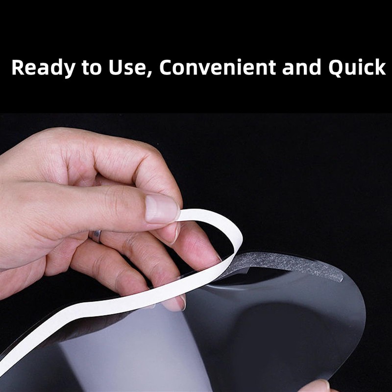 150-Pack Disposable Shower Face Eye Shields - Clear Visor for