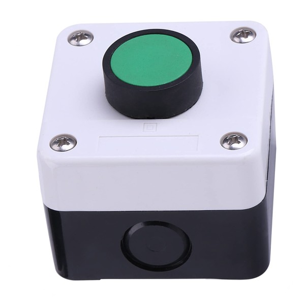 Ejoyous Push Button Switch, Weatherproof Green Push Button, IP54 Waterproof