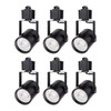 mirrea Bulb Replaceable LED Track Lighting Heads for Black H