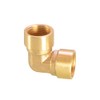 Threaded Fittings Brass Pipe, 90 Degree Elbow Connector Brass Hose