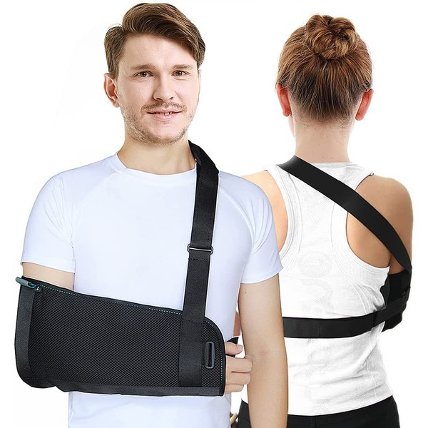 HKJD Arm Sling Shoulder with Back Belt, Men & Women