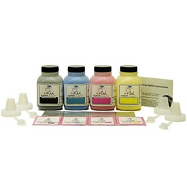 InkOwl Toner Refill Kit Replacement for Canon 118 (4-Pack, with Reset Chips)