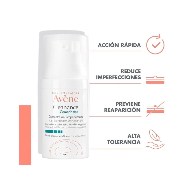 Crema Avène Cleanance Comedomed concentrado anti-imperfecciones 30 ml