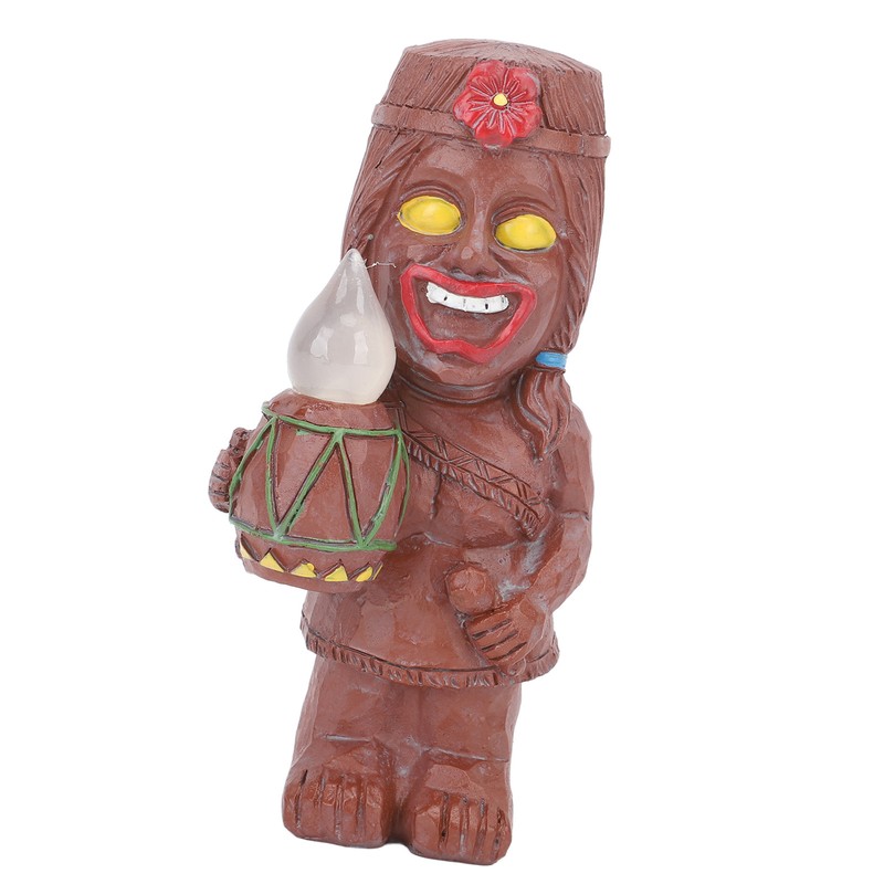 Mayan Smiling Face Totem Solar Light Creative Garden Solar Light