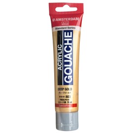 Talens Japan Acrylic Gouache Amsterdam Acrylic Gouache Deep Gold AAG70 803 2.4 fl oz (70 ml)