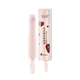 LOY HANC Concealer Stick, Thinning, Natural, Hides Pores, Prevents Glare, Trouble Cover, Transparency, INS Popular Facial Makeup Stick, 0.1 oz (3 g) - Purple
