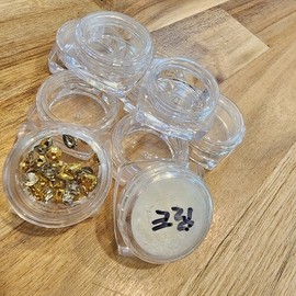 Mini 3g Clear Refillable Cosmetic Travel Container Empty Container 60ea