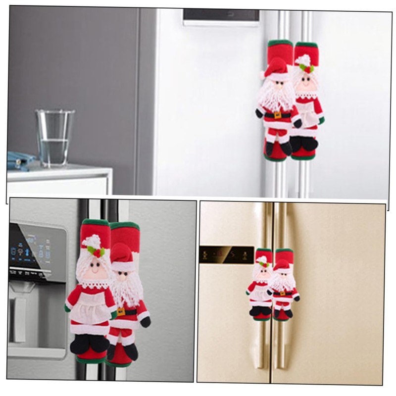 CAXUSD 4pcs Kitchen Appliance Handle Covers Refrigerator Door Handle Covers