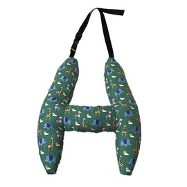 Car Travel Pillow for Kids Adults Soft Neck Pillow Head and Body Support Pillow Breathable Seat Pillow Car Aircraft Travel Pillow Neck Support Pillow Cushion for Long Journey Travel Accessories