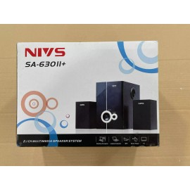 NIVS SA-630II+ 2.1 CH Subwoofer Multimedia Speaker System (Brand New)