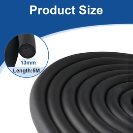 SDLDEER PE Round Cord Joint Sealing Cord 13 mm x 5 m Diameter Joint Filling Profile Round EPDM Joint Sealing and for the Seam Sealing of Doors and Windows, Walls and Ceilings