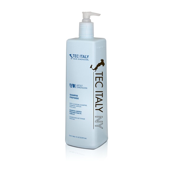 Tec Italy Professional Shampoo Profondo - Deep Cleaning Shampoo 1 Liter