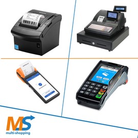 Till Rolls / Thermal Rolls / Receipt Rolls 57 mm x 40 m x 12 mm BPA Free for All Standard Thermal Till Receipt Printers W 57 mm x L 40 m Diameter 57 mm (5)