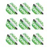 RED DRAGON Snakebite Ionic Green Dart Flights - 3 Sets