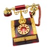 Dial Telephone Shaped Music Box Exquisite Retro Music Jewelry Box