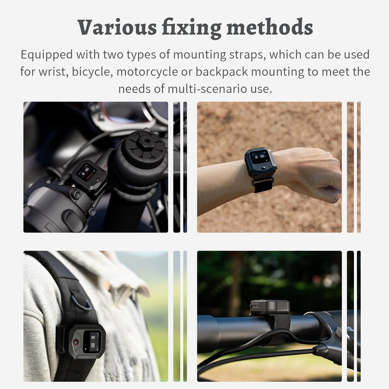 METACUCU 360 GPS Bluetooth Remote Control Compatibility with Insta 360X5/X4/X3/X2/ACE/ACE