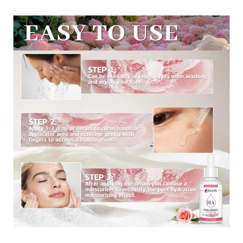 Debaiy 3 Debaiy Rose Hyaluronic Acid Anti Aging Wrinkle Hydrating