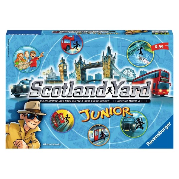 Ravensburger Scotland Yd Junior For Ages 6 & Up - A Cooperative Mysterious Clue-Solving Children's Board Game