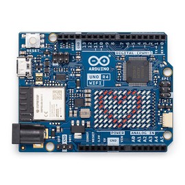 Arduino UNO R4 WiFi [ABX00087] - Renesas RA4M1 + ESP32-S3, Wi-Fi, Bluetooth, USB-C, CAN, 12-bit DAC, OP AMP, Qwiic Connector, 12x8 LED Matrix for Advanced IoT & Embedded Projects