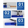 AMZCNC Hydraulic Tube Expander Compact Swaging Tool Kit with Tube