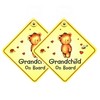 Tek Automotive Grandchild on Board Sign – Twin Pack, High