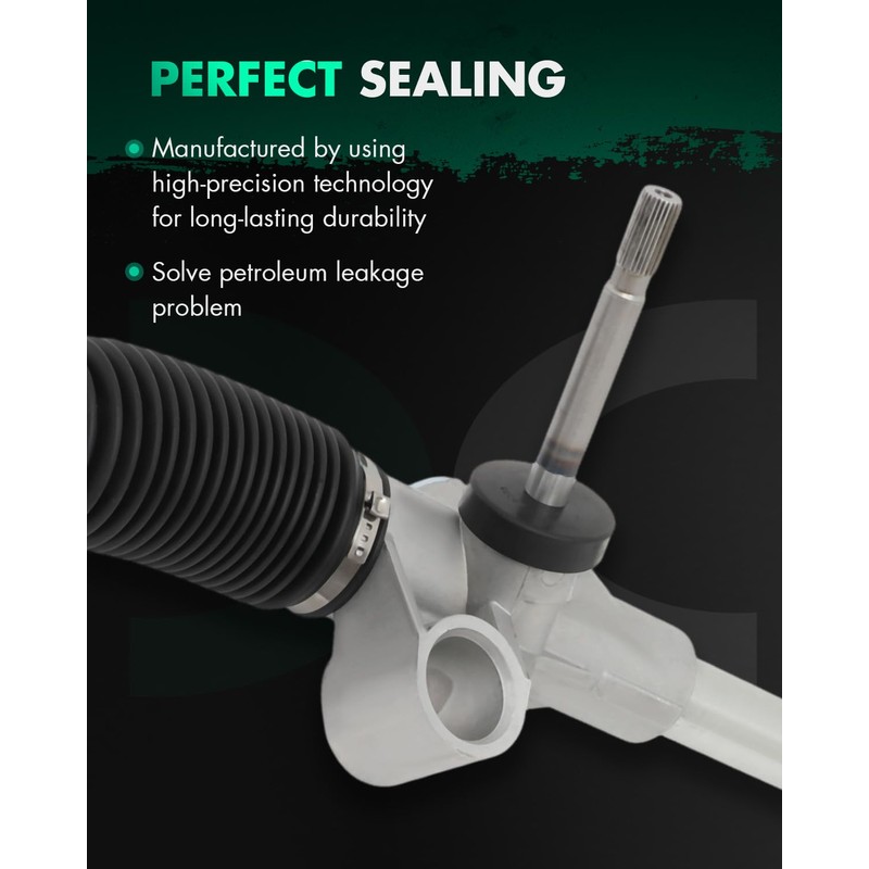 SCITOO Power Steering Rack and Pinion Complete Assembly Replacement For