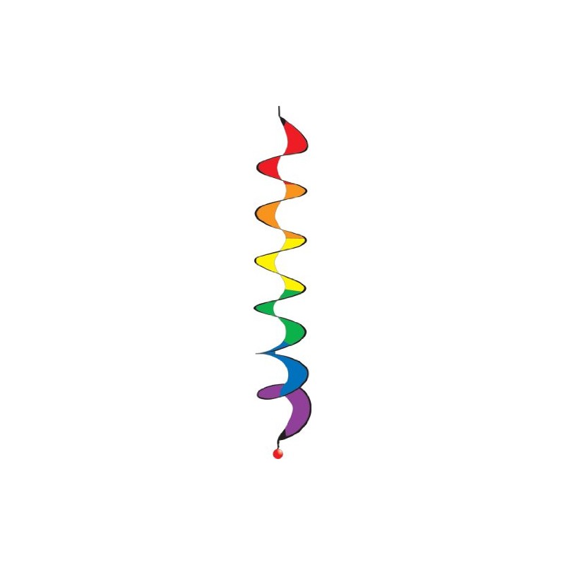 Premier Kites 99761 Rainbow Spiral Twister Wind Spinner, 45-Inch