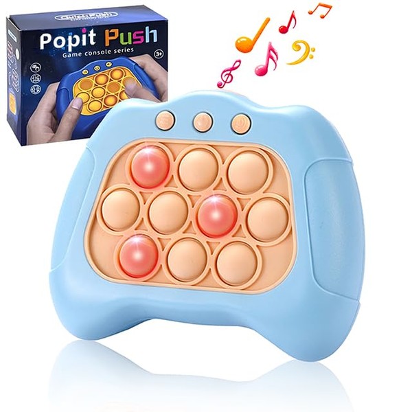Quick Push Bubbles Game Console, Button Puzzle, Pop Light Up