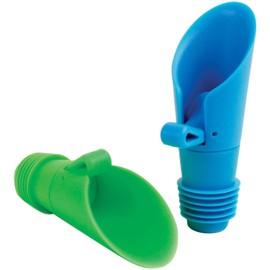 Houdini Flipper Wine Pourer Bottle Stoppers, Fits Types, ASSORTED