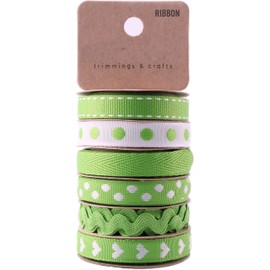 Assorted Ribbon for Crafts Hair Ribbons for Girls Fabric Ribbon Thin Ribbon Grosgrain Ribbon Craft Ribbon Ribbon for Bows Ribbon for Hair Ribbon for Hair Bows Cloth Ribbon Decorative Trim Lime Green