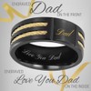 Willis Judd Mens Dad Ring Engraved Love You Dad For