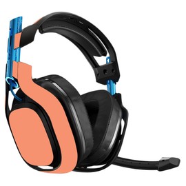 MightySkins Skin Compatible with Astro A50 3rd Generation Gaming Headset - Solid Peach Protective, Durable, and Unique Vinyl Decal wrap Cover Easy to Apply, Remove, and Change Styles Made in The USA