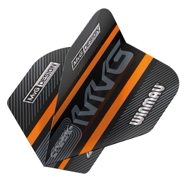 WINMAU Prism Alpha Michael Van Gerwen MvG Black and Orange
