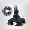Cane rubber footstool by my side Auxiliary handle, four-legged rubber footrest 5ea