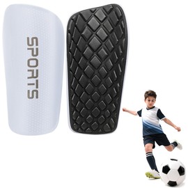 Shin Pads, Kids Adults Football Shin Guards incl. Sleeves with Optimized Insert Pocket - Protective Shin Pads for Boys Men Girls (XL)